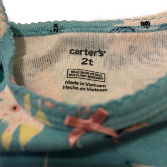 Carter’s Girls Princess Pajamas Set - Picture 5 of 7